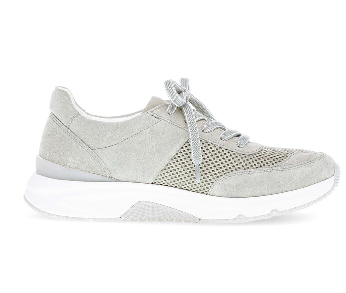Gabor Damen  Sneaker Low Grün - Materialmix Leder/Lederimitat