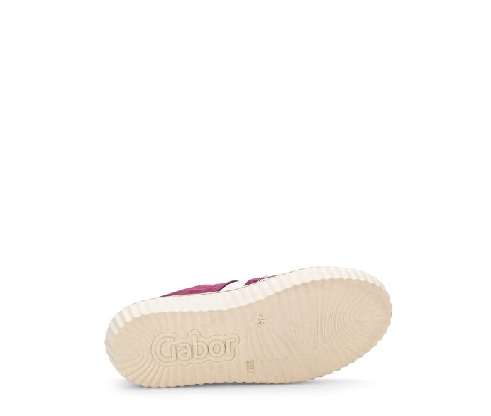Gabor Damen  Sneaker Low Rot - Materialmix Leder