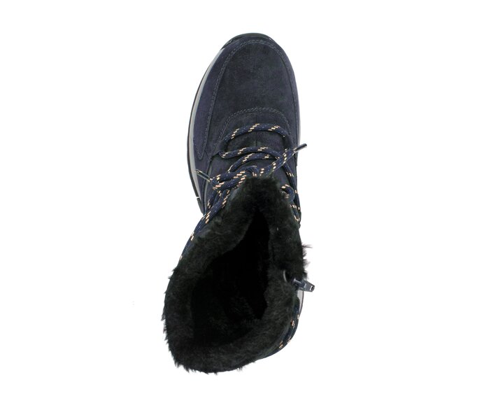 Gabor Damen  Winterstiefelette Blau - Rauleder