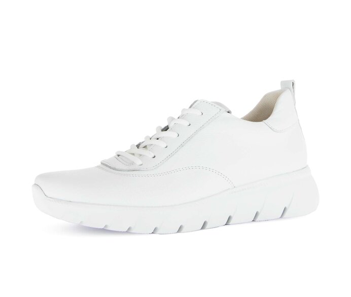Gabor Damen  Sneaker Low Weiß - Glattleder