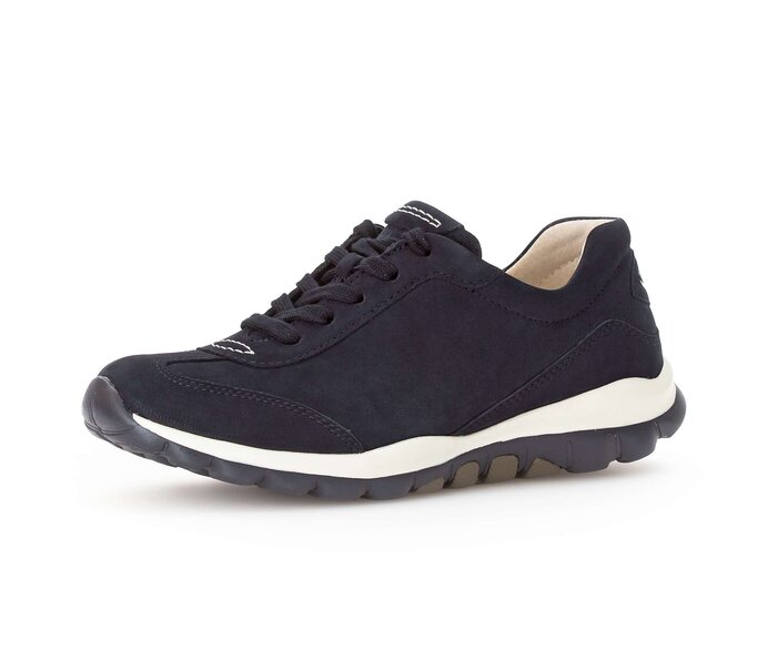 Gabor Damen  Sneaker Low Blau - Rauleder