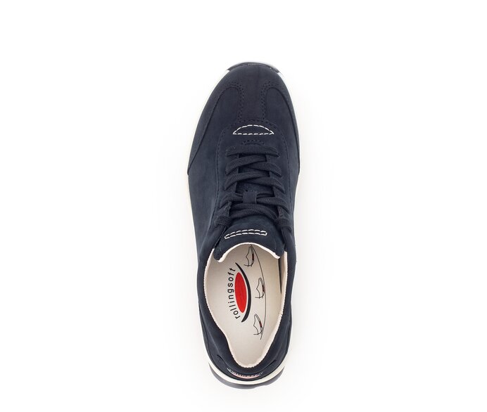 Gabor Damen  Sneaker Low Blau - Rauleder