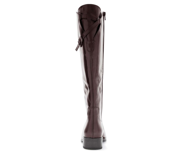 Gabor Damen  Eleganter Stiefel Rot - Glattleder