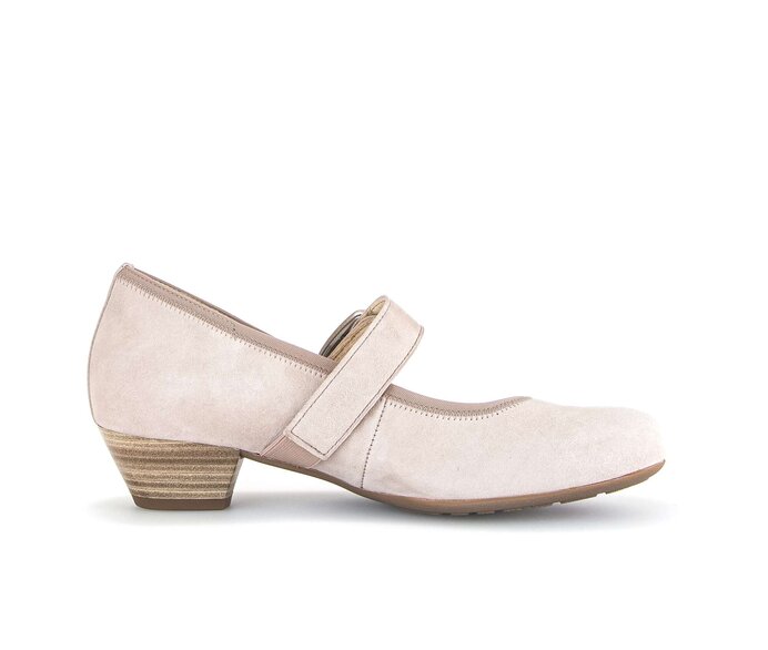 Gabor Damen  Spangenpumps Rosa - Rauleder