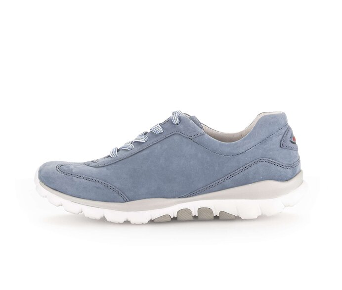 Gabor Damen Sneaker Low Blau - Rauleder