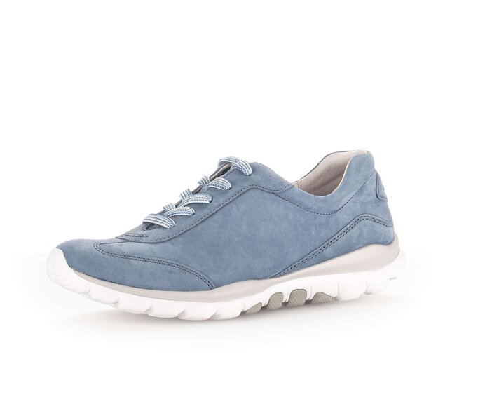 Gabor Damen  Sneaker Low Blau - Rauleder