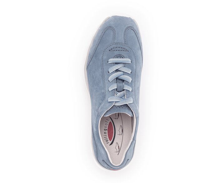 Gabor Damen  Sneaker Low Blau - Rauleder