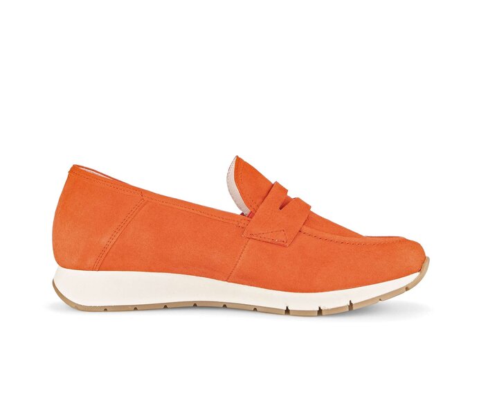 Gabor Damen  Slipper Orange - Rauleder