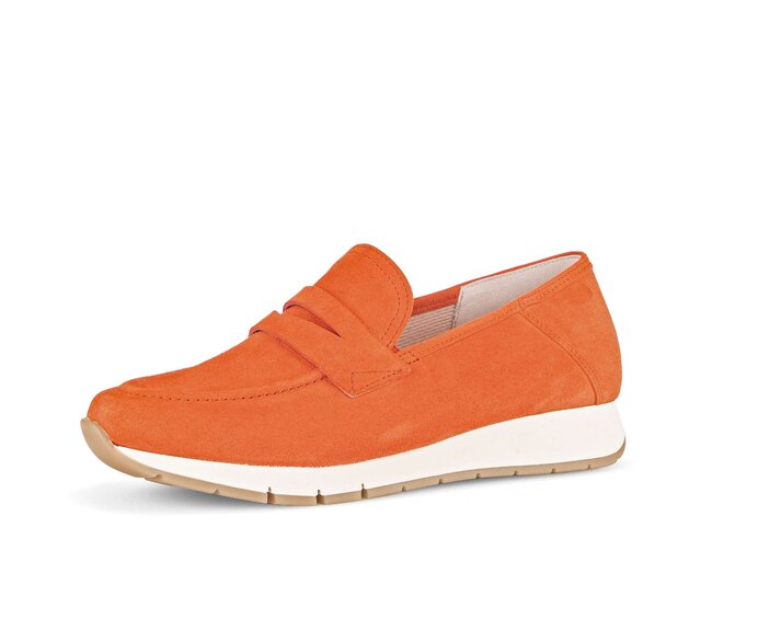 Gabor Damen  Slipper Orange - Rauleder