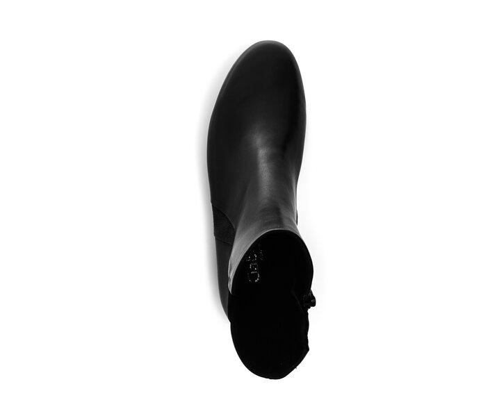 Gabor Damen  Sportliche Stiefelette Schwarz - Materialmix Leder