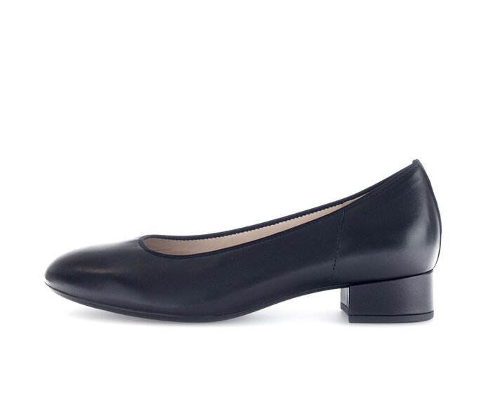 Gabor Damen Eleganter Pumps Schwarz - Glattleder