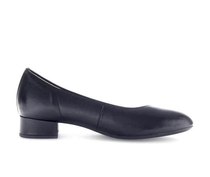 Gabor Damen  Eleganter Pumps Schwarz - Glattleder
