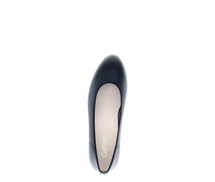 Gabor Damen  Eleganter Pumps Schwarz - Glattleder