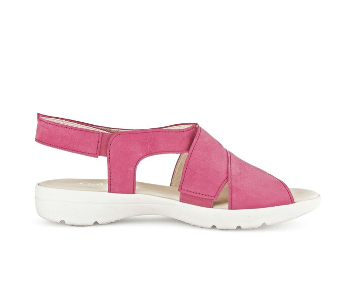 Gabor Damen  Riemchensandale Pink - Rauleder