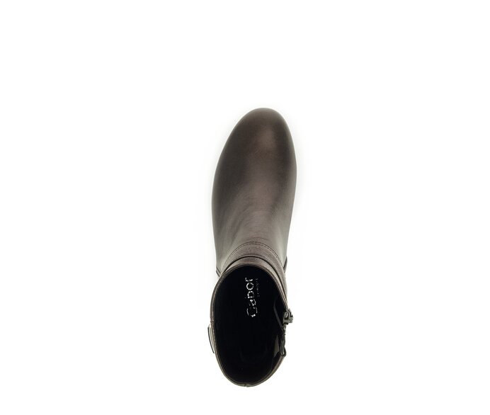 Gabor Damen  Elegante Stiefelette Bronze - Glattleder