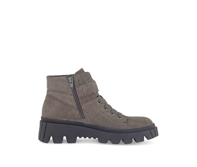 Gabor Damen  Schnürstiefelette Braun - Rauleder