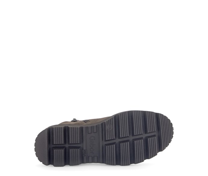 Gabor Damen  Schnürstiefelette Braun - Rauleder