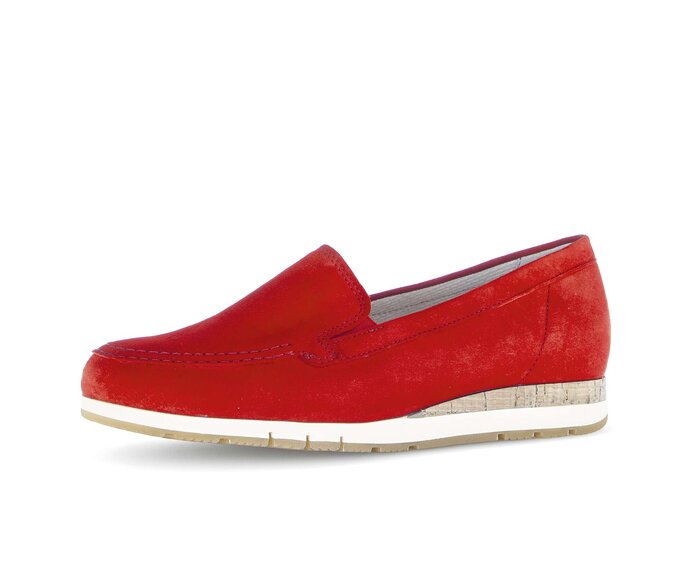 Gabor Damen  Slipper Rot - Rauleder