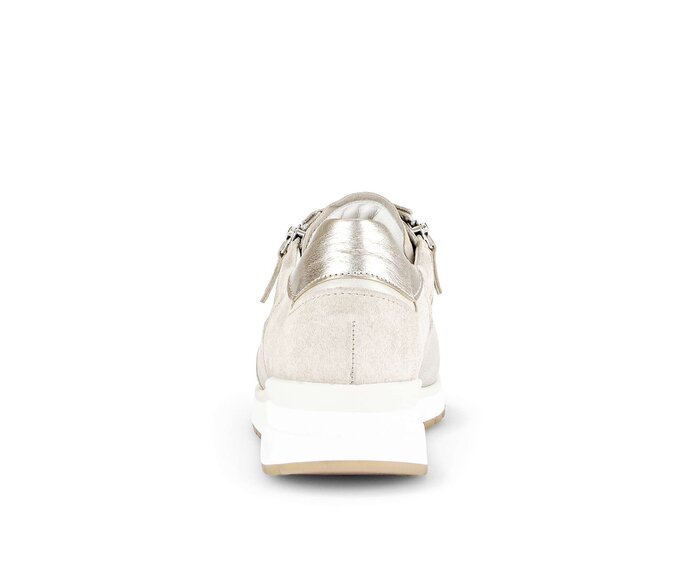 Gabor Damen  Sneaker Low Beige - Materialmix Leder/Lederimitat