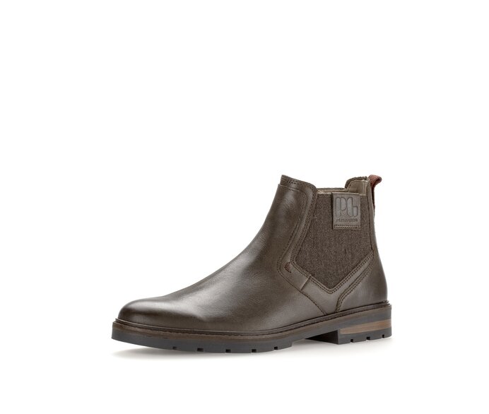 Pius Gabor Herren Chelsea Boot Braun - Glattleder