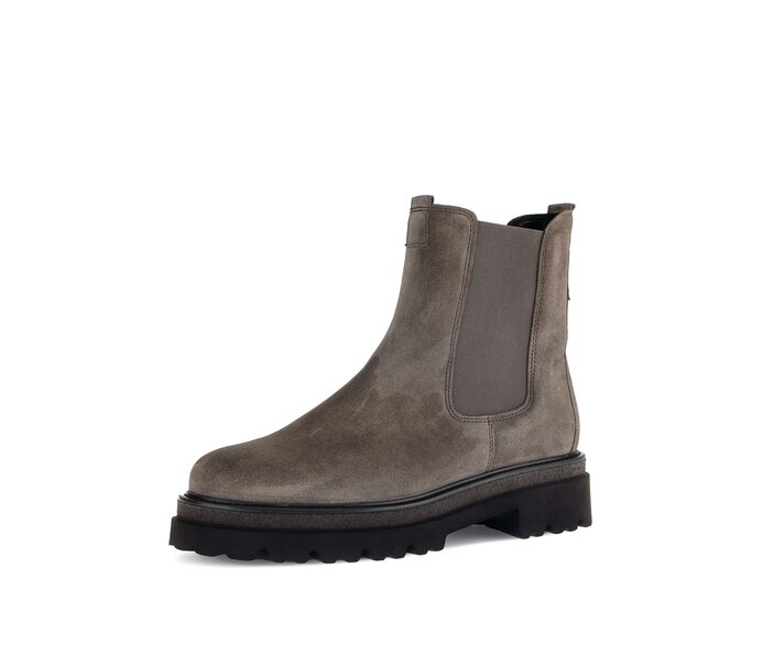Gabor Damen  Chelsea Boot Braun - Rauleder