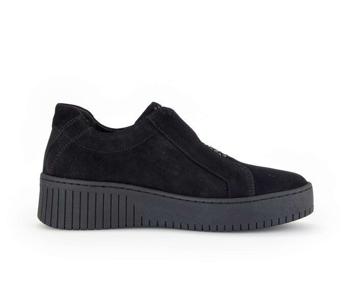 Gabor Damen  Sneaker Low Schwarz - Rauleder