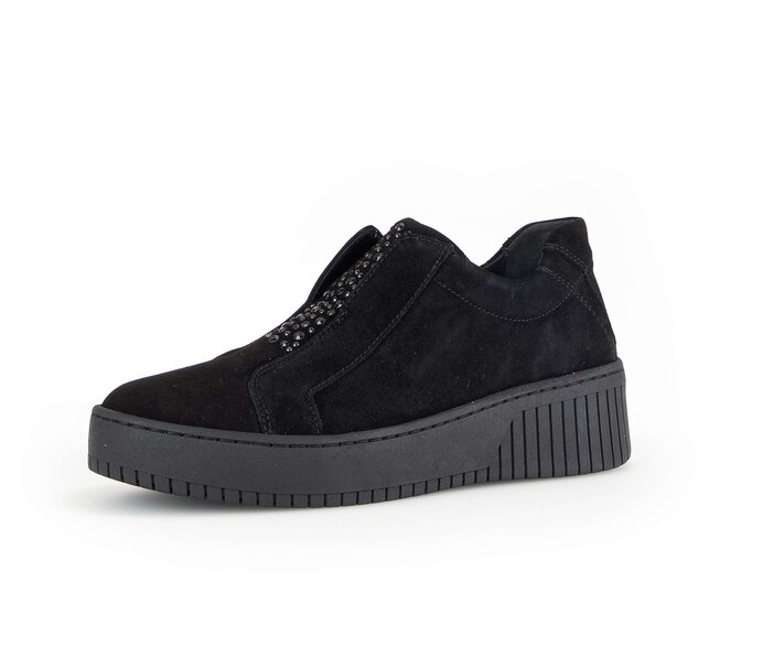 Gabor Damen  Sneaker Low Schwarz - Rauleder