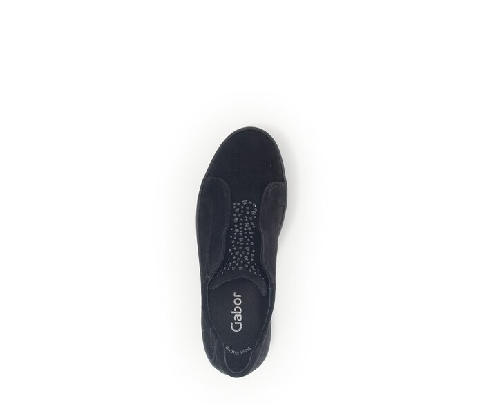 Gabor Damen  Sneaker Low Schwarz - Rauleder