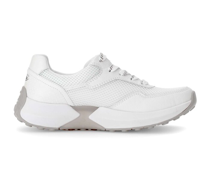 Gabor Damen  Sneaker Low Weiß - Materialmix Leder/Lederimitat