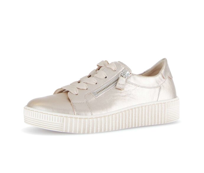 Gabor Damen  Sneaker Low Gold - Effektleder