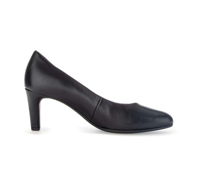 Gabor Damen  Eleganter Pumps Schwarz - Glattleder