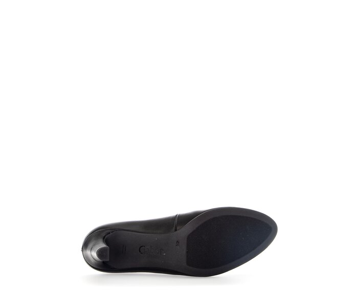 Gabor Damen  Eleganter Pumps Schwarz - Glattleder
