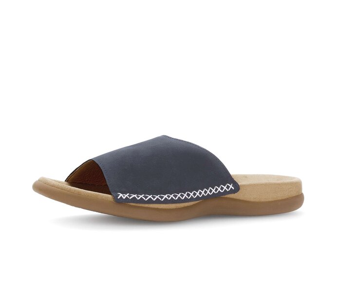 Gabor Damen  Pantolette Blau - Rauleder