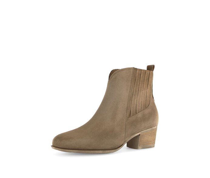 Gabor Damen  Cowboy Boots Braun - Rauleder