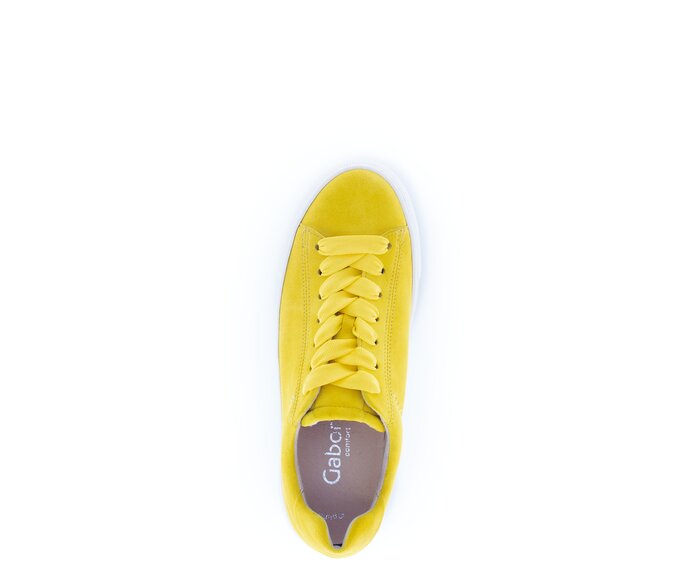 Gabor Damen  Sneaker Low Gelb - Rauleder