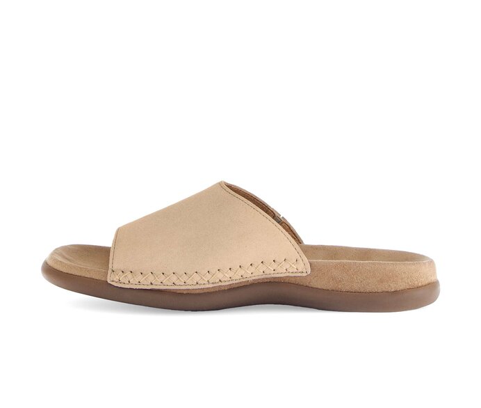 Gabor Damen Pantolette Beige - Rauleder