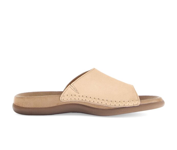 Gabor Damen  Pantolette Beige - Rauleder