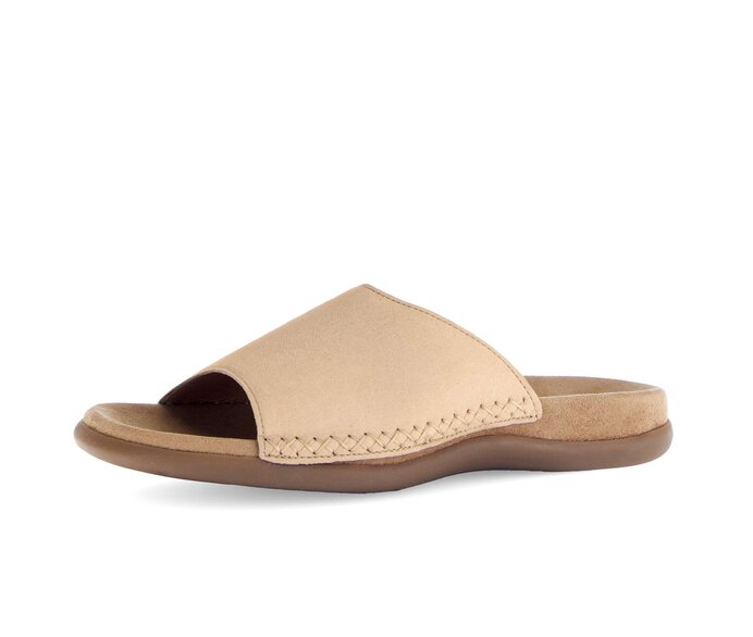 Gabor Damen  Pantolette Beige - Rauleder