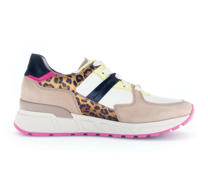 Gabor Damen  Sneaker Low Multicolour - Materialmix Leder