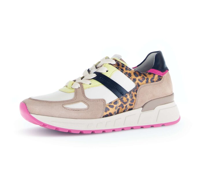 Gabor Damen  Sneaker Low Multicolour - Materialmix Leder
