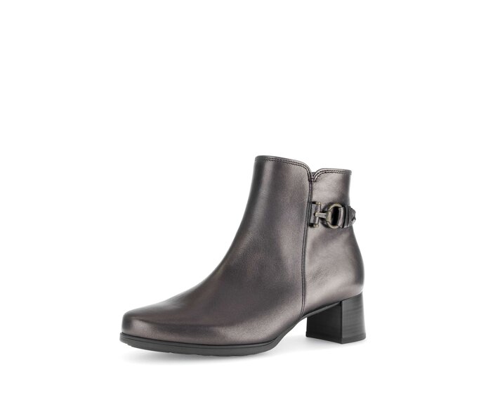 Gabor Damen  Elegante Stiefelette Bronze - Glattleder