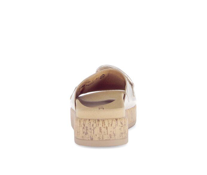 Gabor Damen  Pantolette Gold - Effektleder