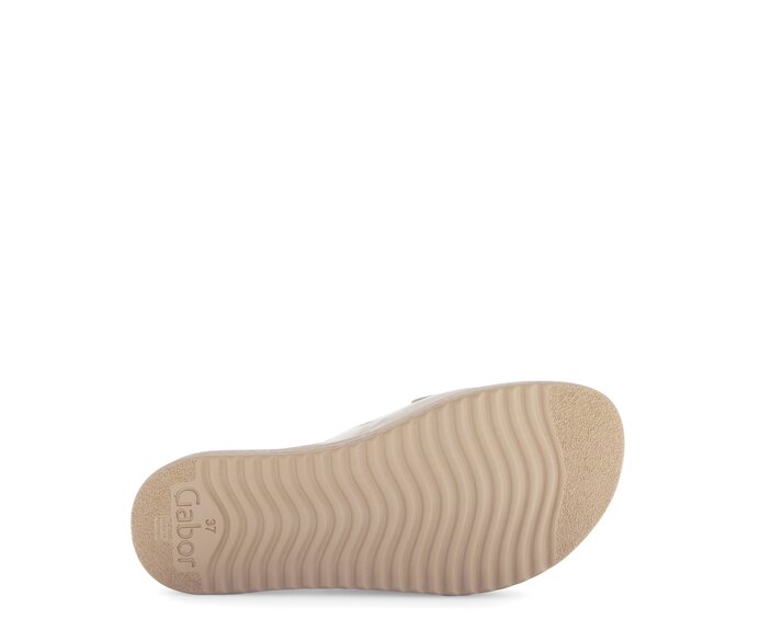 Gabor Damen  Pantolette Gold - Effektleder