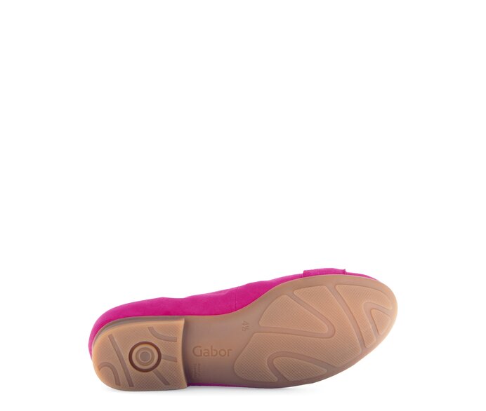 Gabor Damen  Eleganter Ballerina Pink - Rauleder