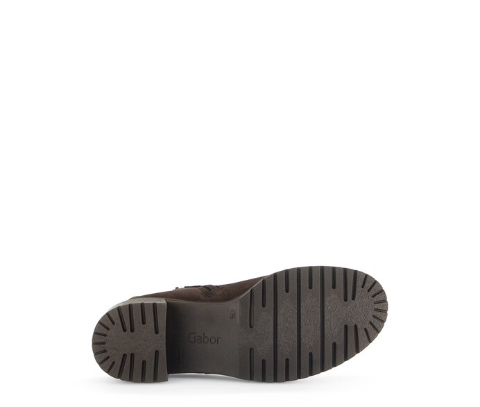Gabor Damen  Plateau Stiefelette Braun - Rauleder