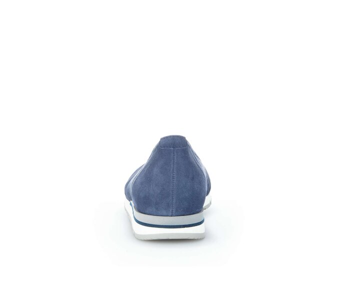 Gabor Damen  Sportliche Ballerina Blau - Rauleder