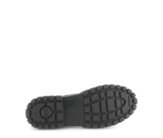 Gabor Damen  Schnürstiefelette Schwarz - Glattleder