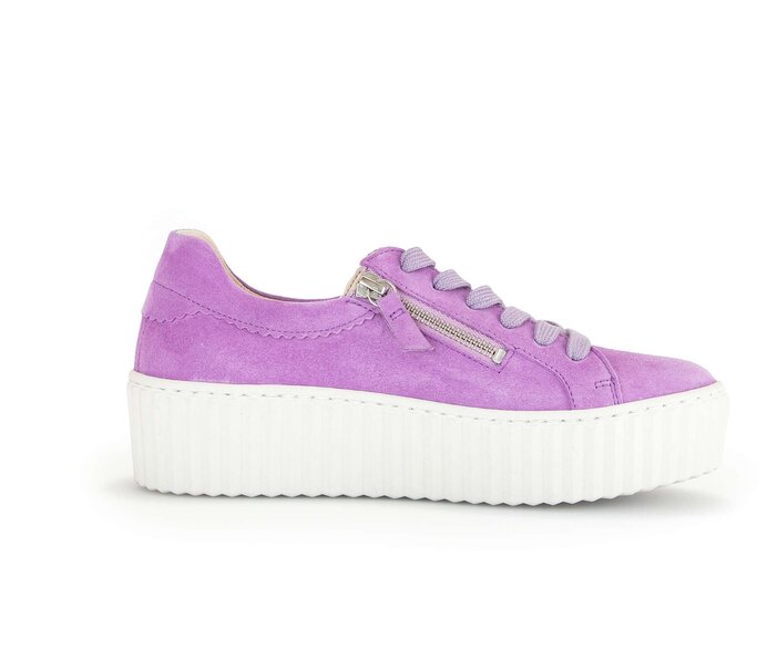 Gabor Damen  Sneaker Low Lila - Rauleder