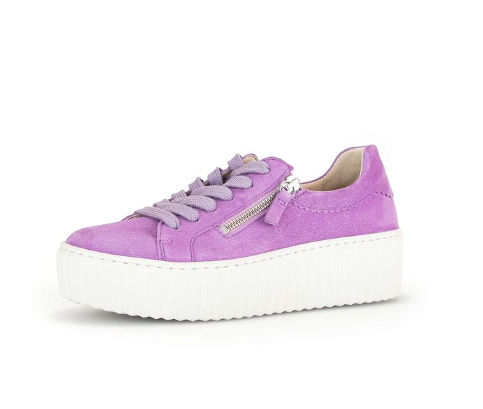 Gabor Damen  Sneaker Low Lila - Rauleder