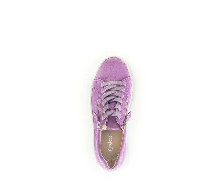 Gabor Damen  Sneaker Low Lila - Rauleder